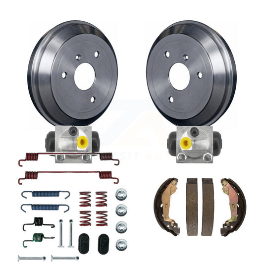 Brake Drum Shoes Spring And Cylinders Rear Kit (6Pc) For Smart Fortwo