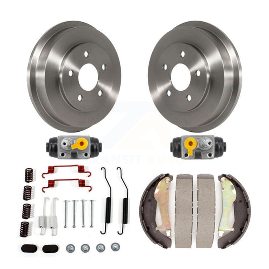 Brake Drum Shoe Spring & Cylinder Rear Kit (6Pc) For Chevrolet Cobalt Pontiac G5