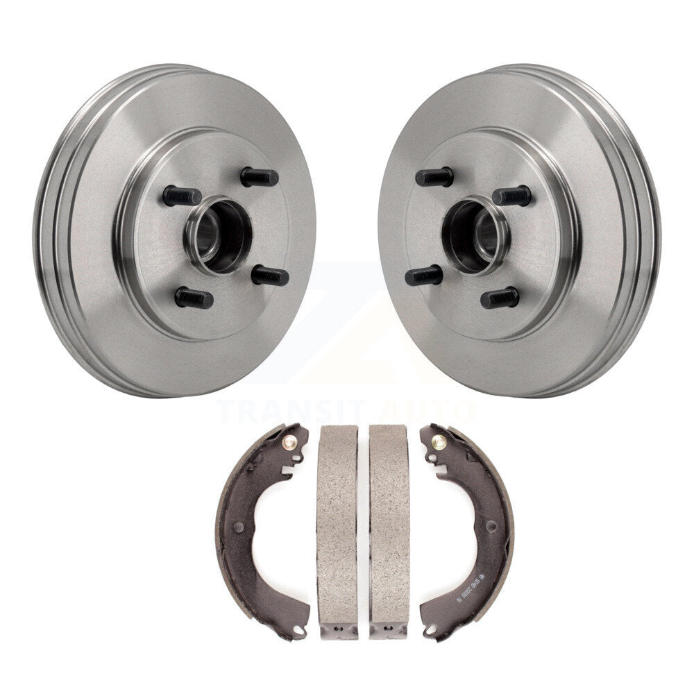 Brake Drum Shoes Rear Kit For Mitsubishi Mirage G4 With 2 Mounting Holes