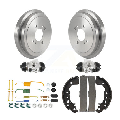 Brake Drum Shoes Spring And Cylinders Rear Kit (6Pc) For Nissan Kicks Versa