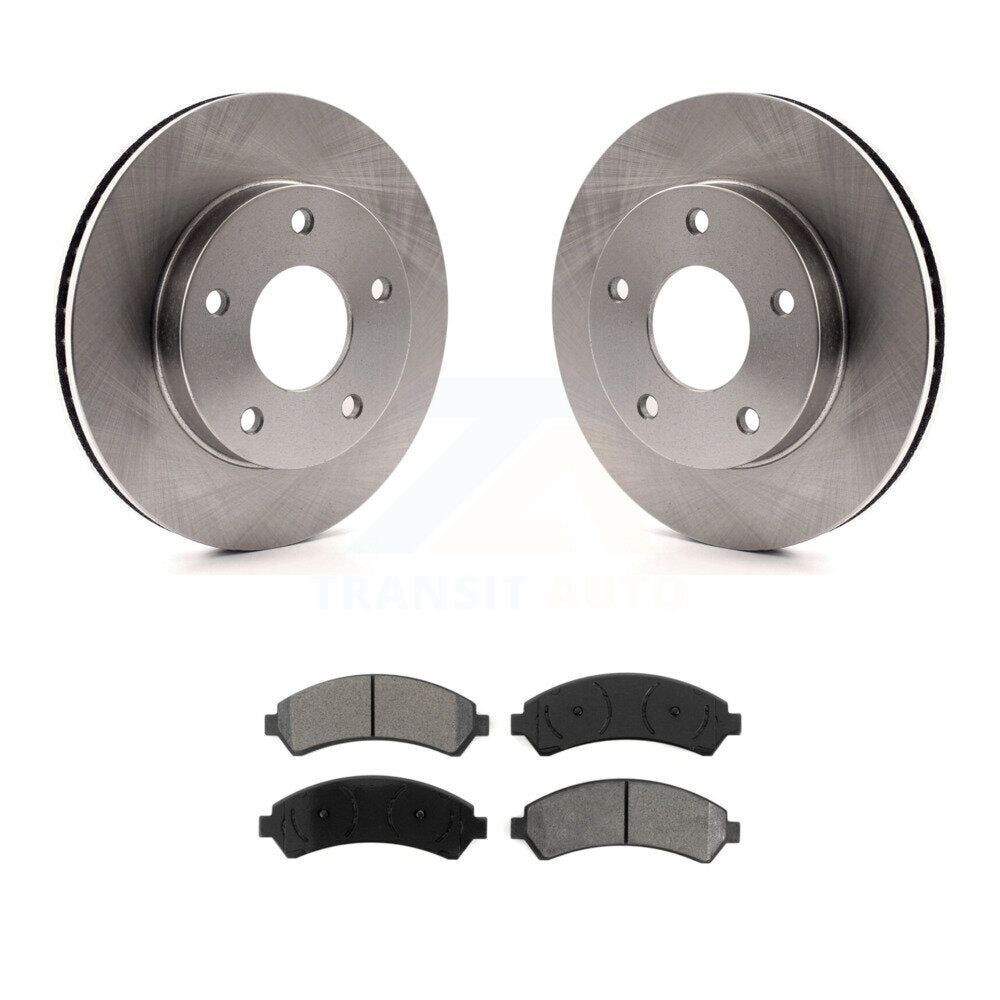 Disc Brake Rotor Semi-Metallic Pad Front Kit For 1997 Chevrolet Blazer GMC Jimmy