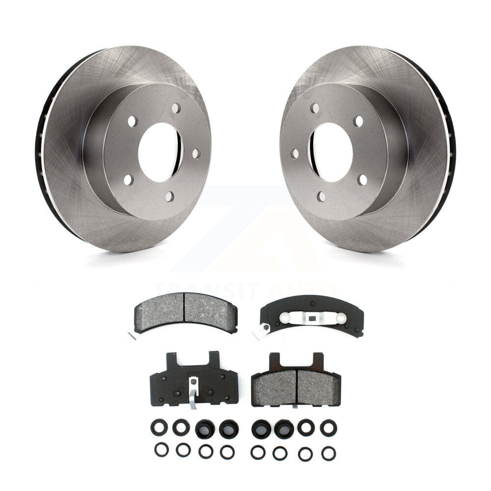 Disc Brake Rotors Semi-Metallic Pad Front Kit For Chevrolet Astro GMC Safari AWD