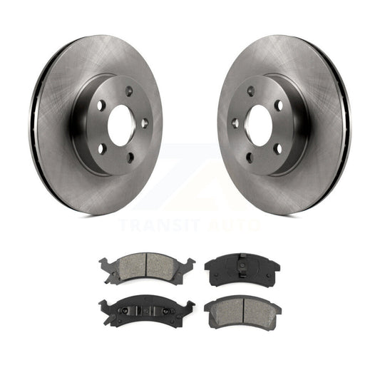 Brake Rotor & Semi-Metallic Pad Front Kit For Chevrolet Cavalier Pontiac Sunfire