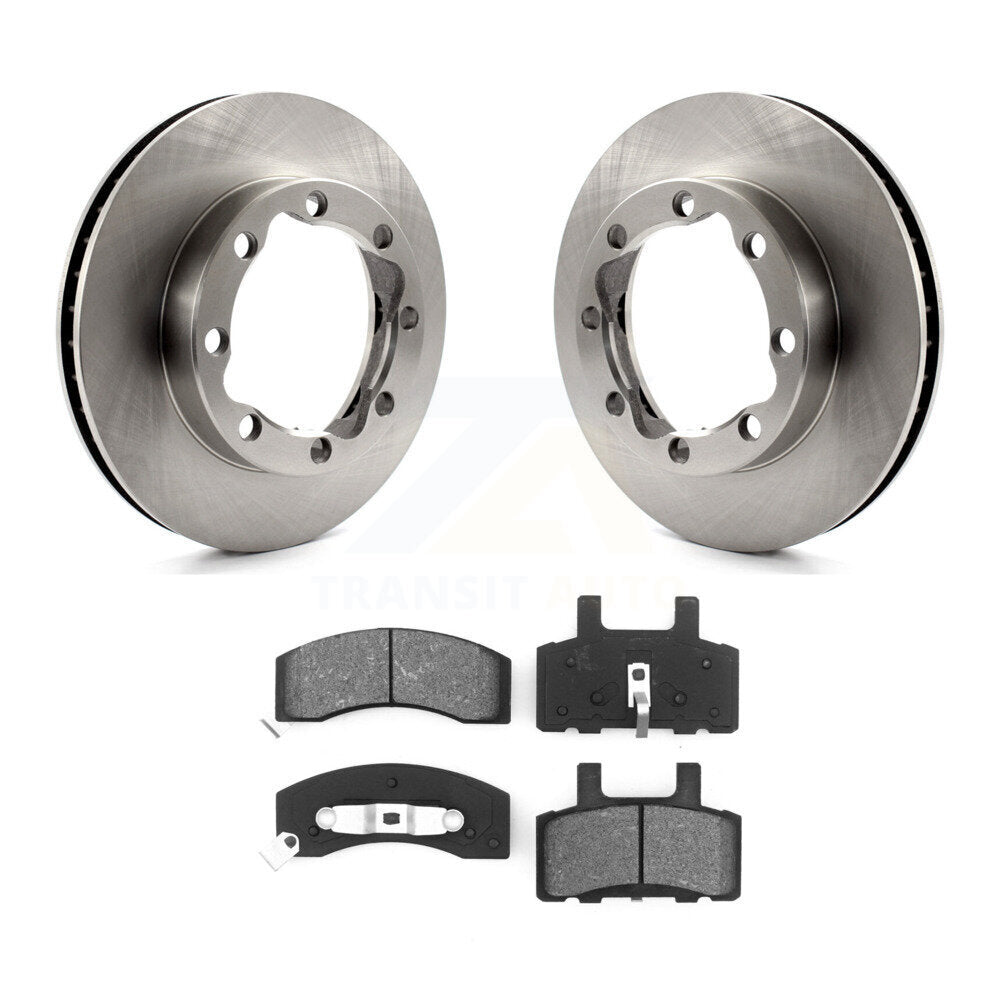 Brake Rotor & Semi-Metallic Pad Front Kit For K2500 Chevrolet GMC Dodge Ram 2500