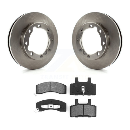 Brake Rotors Semi-Metallic Pad Front Kit For Dodge Ram 2500 K3500 3500 Chevrolet