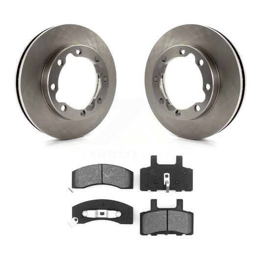 Brake Rotors Semi-Metallic Pad Front Kit For Dodge Ram 2500 K3500 3500 Chevrolet