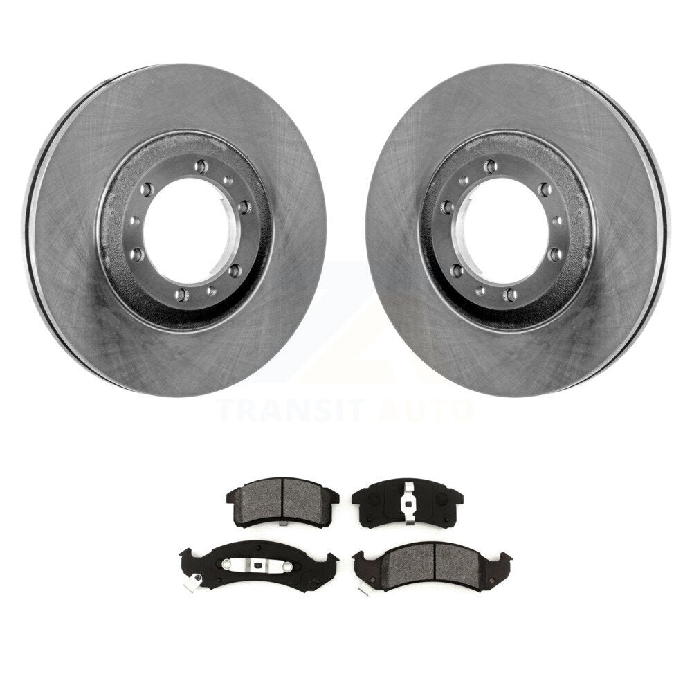 Brake Rotor Semi-Metallic Pad Front Kit For Chevrolet Camaro Pontiac Firebird 88