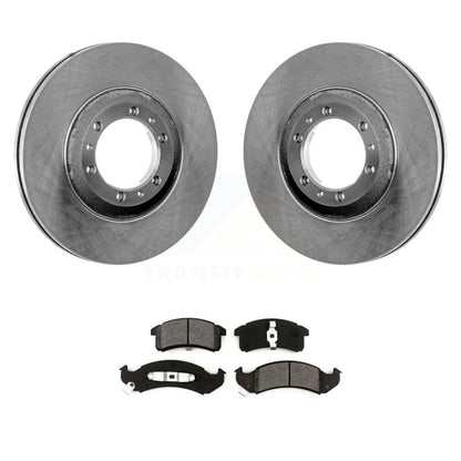 Brake Rotor Semi-Metallic Pad Front Kit For Chevrolet Camaro Pontiac Firebird 88