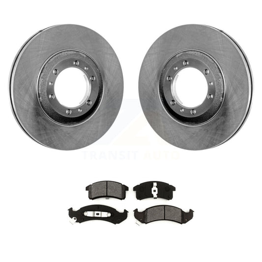 Brake Rotor Semi-Metallic Pad Front Kit For Chevrolet Camaro Pontiac Firebird 88