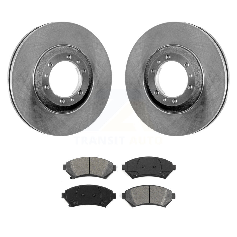 Brake Rotors Semi-Metallic Pad Front Kit For Buick Pontiac Montana Century Grand