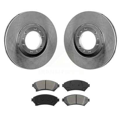 Brake Rotors Semi-Metallic Pad Front Kit For Buick Pontiac Montana Century Grand