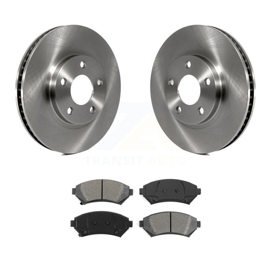 Brake Rotor Semi-Metallic Pad Front Kit For Chevrolet Impala Buick LeSabre Monte