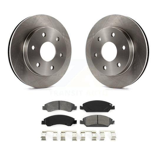 Brake Rotors Semi-Metallic Pad Front Kit For 07 GMC Sierra 1500 Disc rear brakes