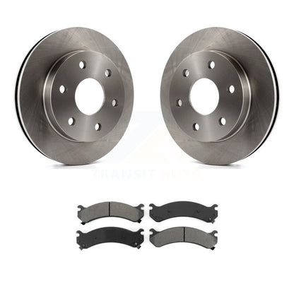 Brake Rotors & Semi-Metallic Pad Front Kit For Chevrolet Express 2500 GMC Savana