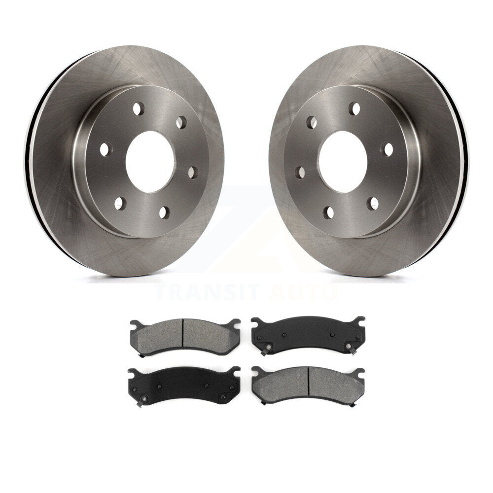 Brake Rotors Semi-Metallic Pad Front Kit For Chevrolet GMC Silverado 1500 Sierra