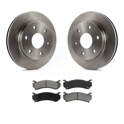 Brake Rotors Semi-Metallic Pad Front Kit For Chevrolet GMC Silverado 1500 Sierra