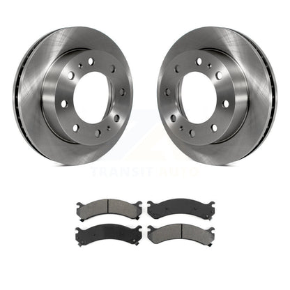 Brake Rotors Semi-Metallic Pad Front Kit For GMC Chevrolet Sierra 2500 HD Savana