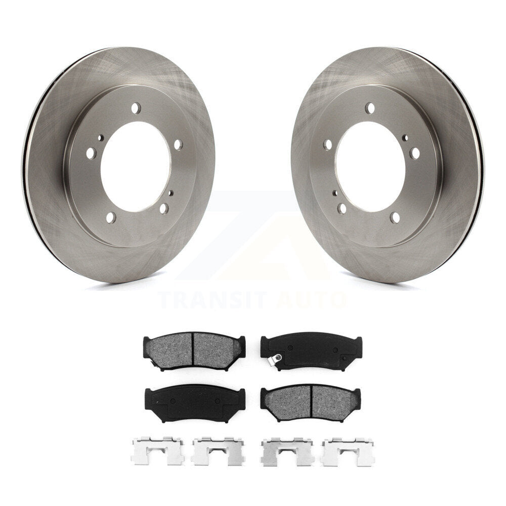Disc Brake Rotor Semi-Metallic Pad Front Kit For Chevrolet Tracker Suzuki Vitara