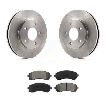 Disc Brake Rotors Semi-Metallic Pad Front Kit For Buick Rendezvous Pontiac Aztek