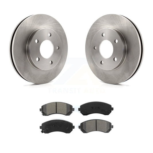 Disc Brake Rotors Semi-Metallic Pad Front Kit For Buick Rendezvous Pontiac Aztek