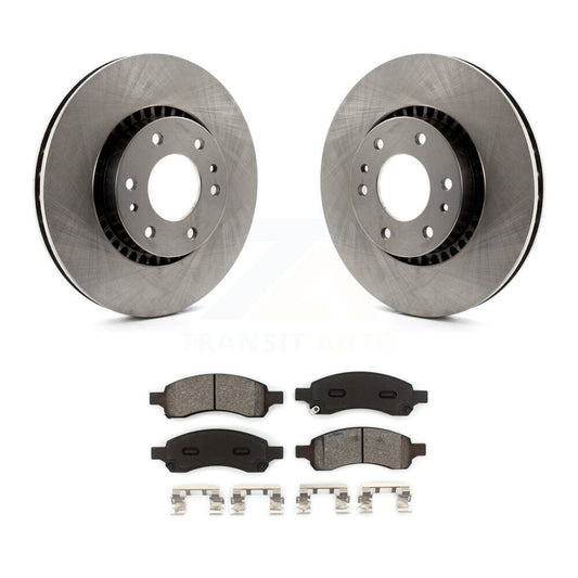 Brake Rotor & Semi-Metallic Pad Front Kit For Chevrolet Trailblazer GMC Envoy XL