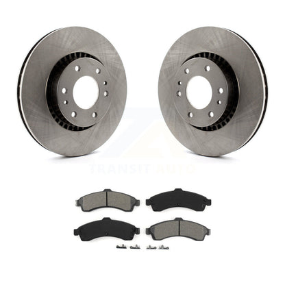 Brake Rotor & Semi-Metallic Pad Front Kit For Chevrolet GMC Trailblazer Envoy XL