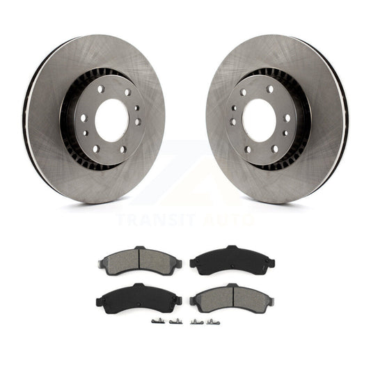 Brake Rotor & Semi-Metallic Pad Front Kit For Chevrolet GMC Trailblazer Envoy XL