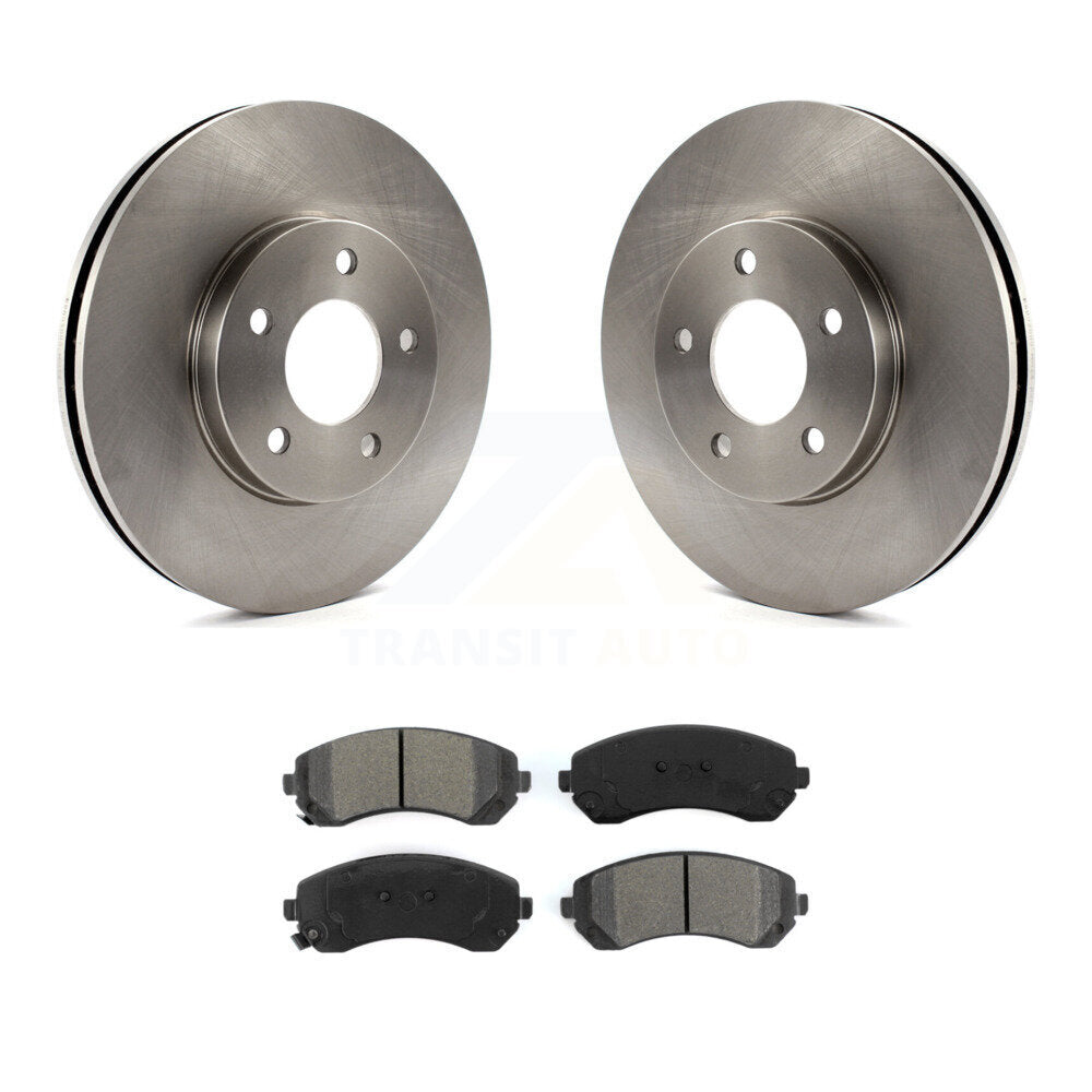 Brake Rotor Semi-Metallic Pad Front Kit For Buick Rendezvous Pontiac Montana AWD