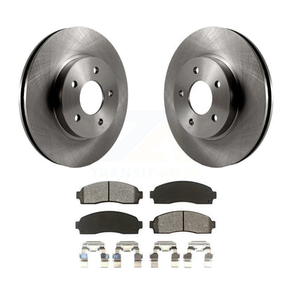 Brake Rotor Semi-Metallic Pad Front Kit For Saturn Vue Chevrolet Equinox Pontiac