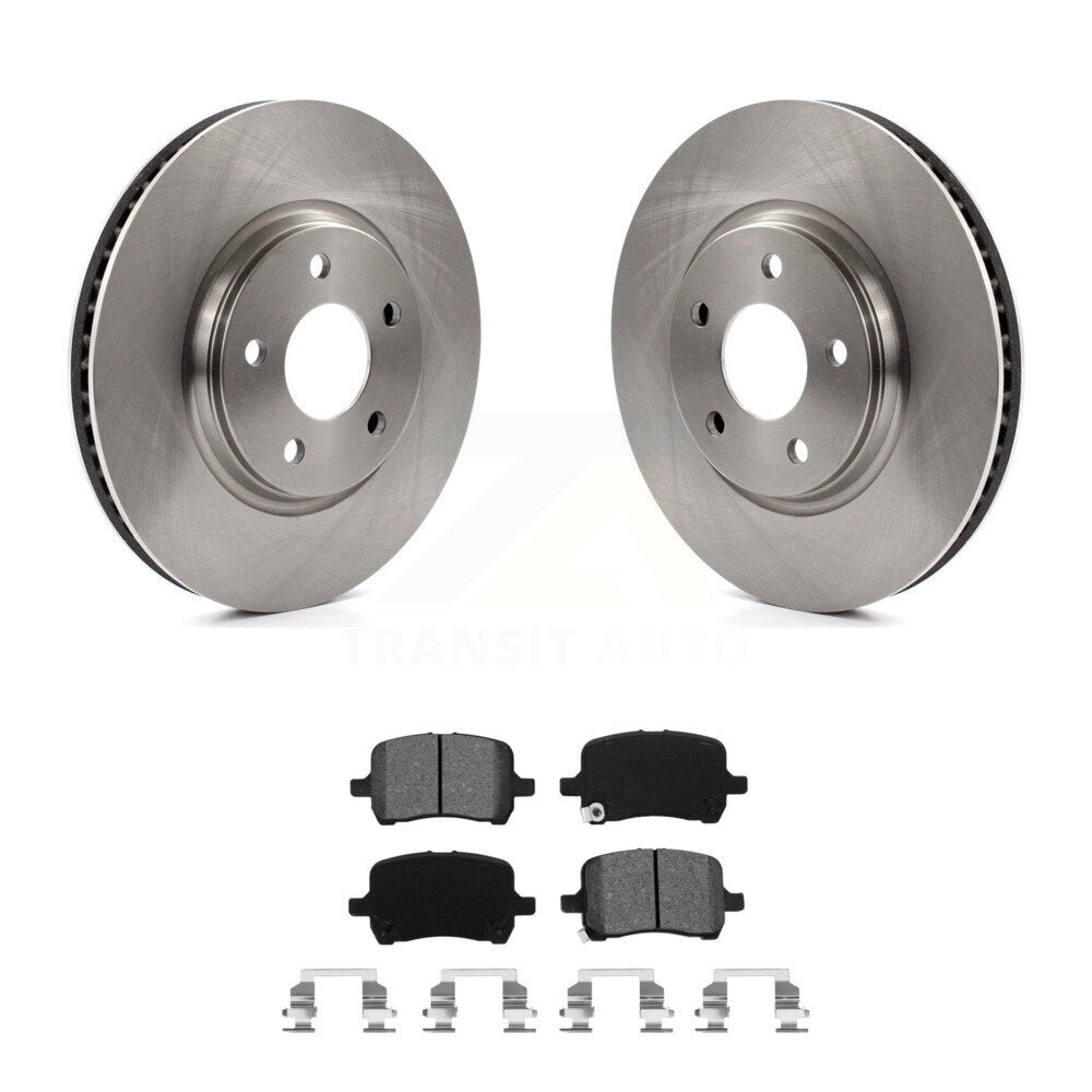 Brake Rotor & Semi-Metallic Pad Front Kit For Chevrolet Cobalt Saturn Ion Malibu