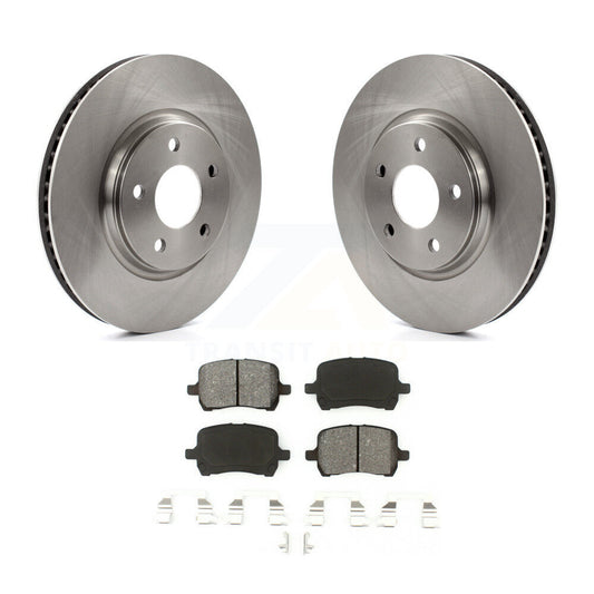 Brake Rotor & Semi-Metallic Pad Front Kit For Chevrolet Malibu Pontiac G6 Cobalt