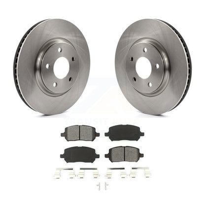Brake Rotor And Semi-Metallic Pad Front Kit For Pontiac G5 With Rear Disc Brakes