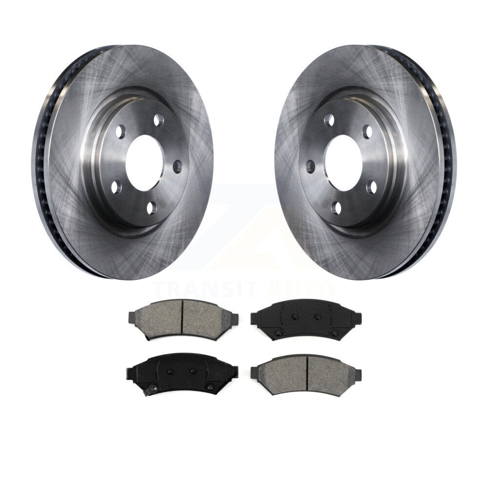Brake Rotors & Semi-Metallic Pad Front Kit For Buick Pontiac LaCrosse Grand Prix