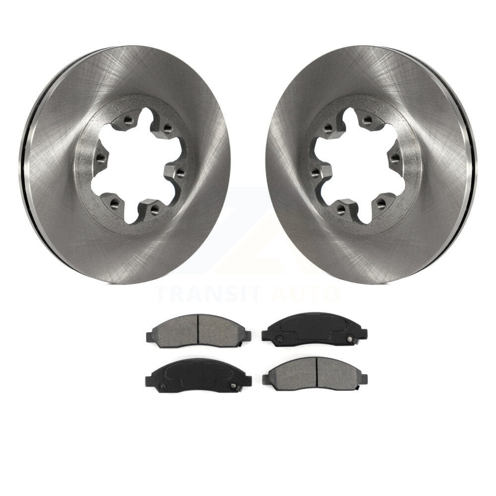 Brake Rotors Semi-Metallic Pad Front Kit For Chevrolet Colorado GMC Canyon Isuzu