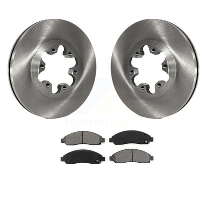 Brake Rotors Semi-Metallic Pad Front Kit For Chevrolet Colorado GMC Canyon Isuzu