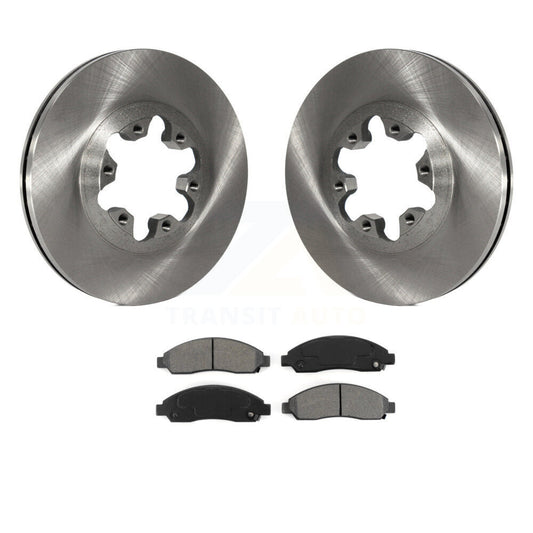 Brake Rotors Semi-Metallic Pad Front Kit For Chevrolet Colorado GMC Canyon Isuzu