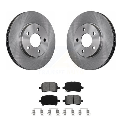 Disc Brake Rotors And Semi-Metallic Pads Front Kit For Chevrolet Malibu