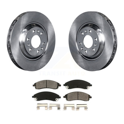 Disc Brake Rotors And Semi-Metallic Pads Front Kit For 2004-2009 Cadillac SRX