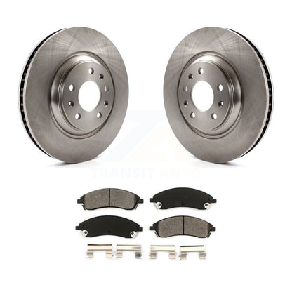 Brake Rotors Semi-Metallic Pad Front Kit For Cadillac CTS STS Pontiac Bonneville