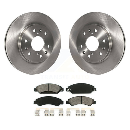 Brake Rotors Semi-Metallic Pad Front Kit For Chevrolet Avalanche Cadillac GMC XL