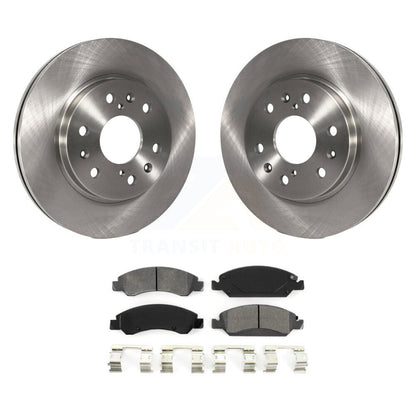 Brake Rotors Semi-Metallic Pad Front Kit For GMC Sierra 1500 Chevrolet Silverado