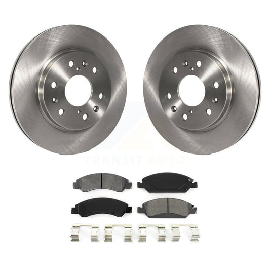 Brake Rotors Semi-Metallic Pad Front Kit For GMC Sierra 1500 Chevrolet Silverado