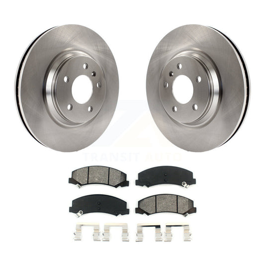 Brake Rotor & Semi-Metallic Pad Front Kit For Buick Lucerne Chevrolet Impala DTS