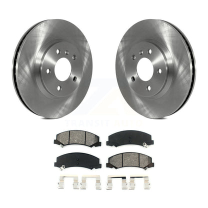 Brake Rotor Semi-Metallic Pad Front Kit For Chevrolet Impala Buick Lucerne Monte