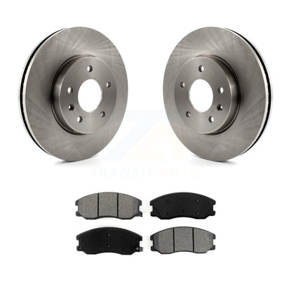 Brake Rotors & Semi-Metallic Pad Front Kit For Chevrolet Equinox Pontiac Torrent