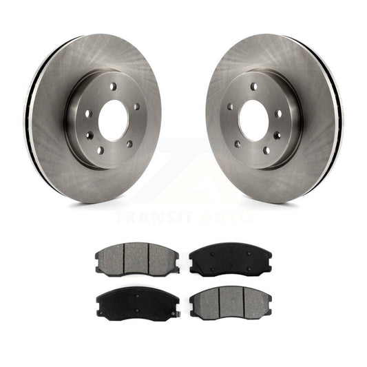 Brake Rotors & Semi-Metallic Pad Front Kit For Chevrolet Equinox Pontiac Torrent