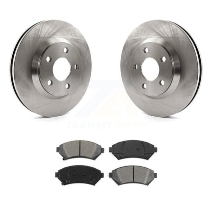 Brake Rotor Semi-Metallic Pad Front Kit For Chevrolet Impala Buick LeSabre Monte