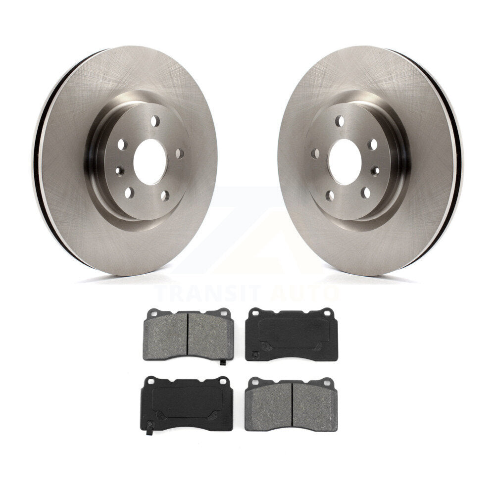 Disc Brake Rotors And Semi-Metallic Pads Front Kit For Cadillac XTS Buick Regal