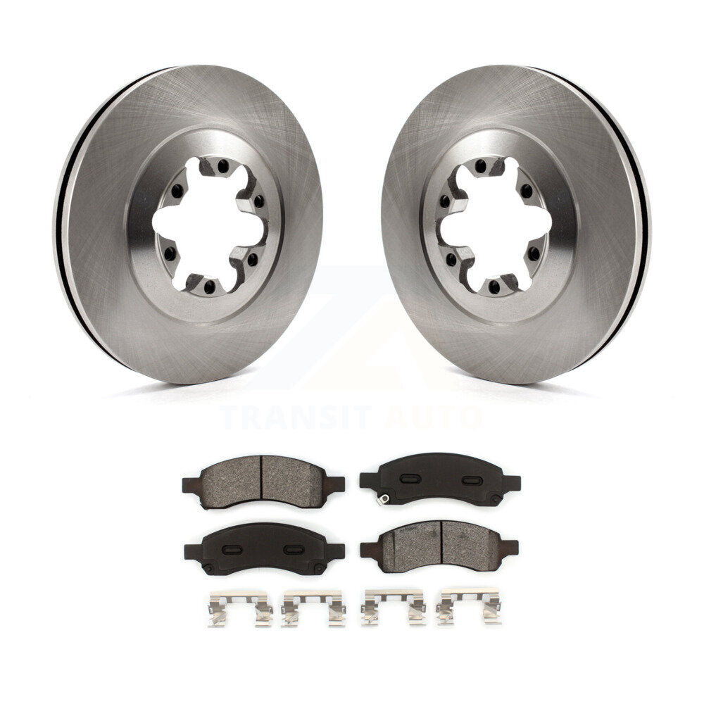Disc Brake Rotor & Semi-Metallic Pad Front Kit For Chevrolet Colorado GMC Canyon