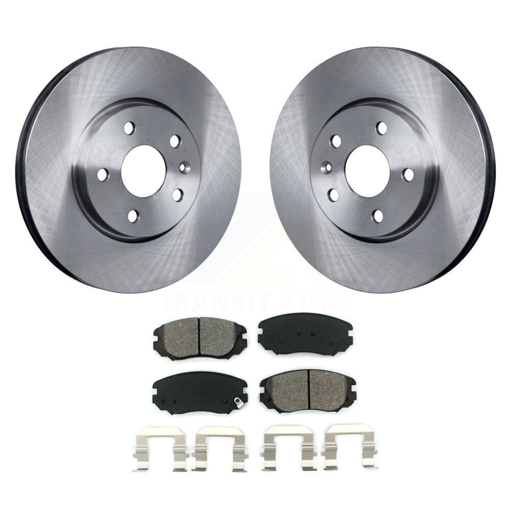Brake Rotors Semi-Metallic Pad Front Kit For Chevrolet Equinox GMC Terrain Buick